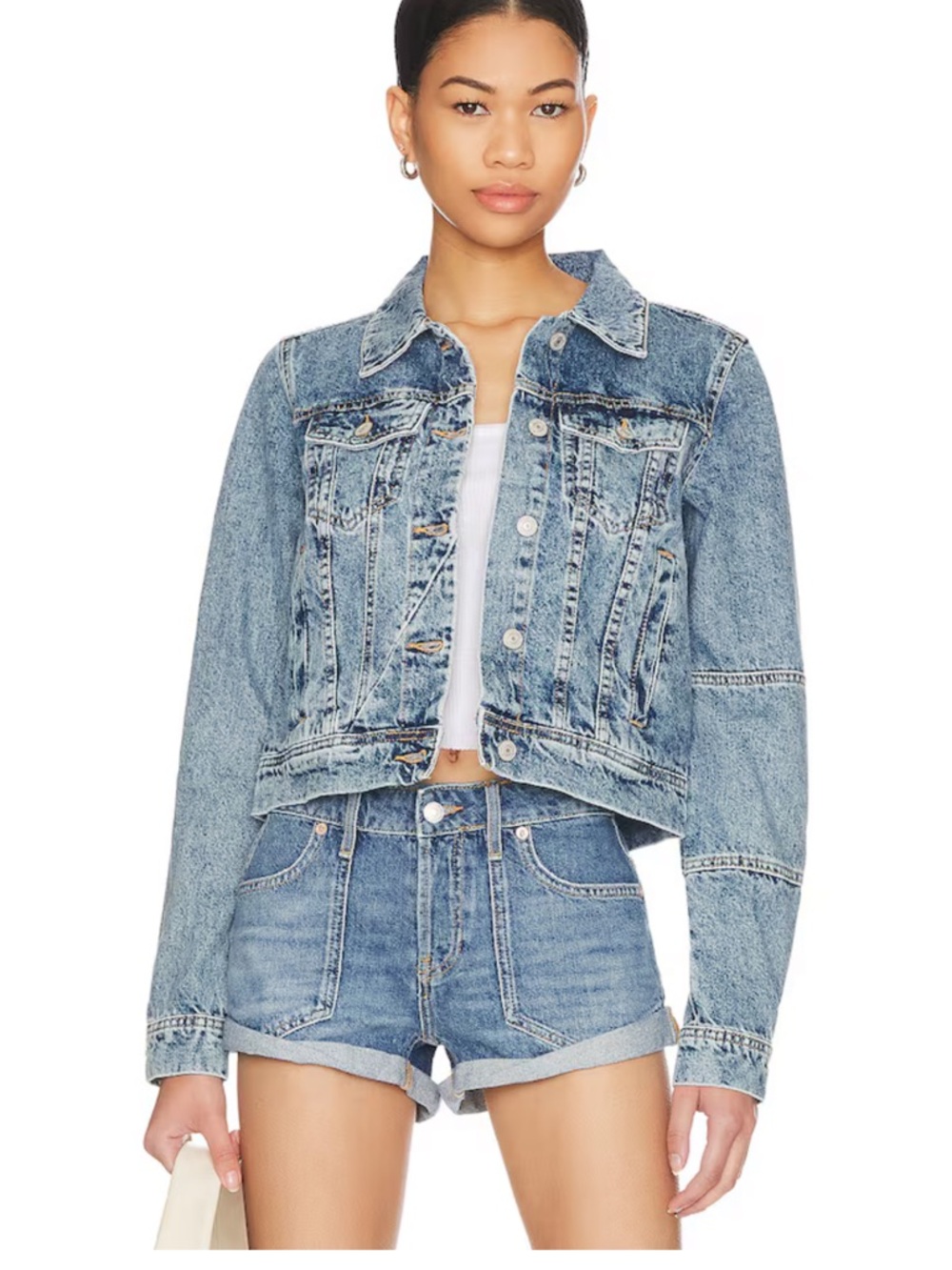 Free People Rumors Denim Jacket